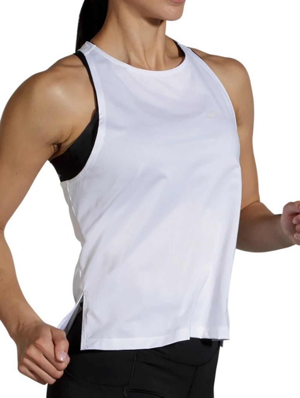 Brooks Sprint Free Tank Top Womens Medium White Running - Picture 15 of 16